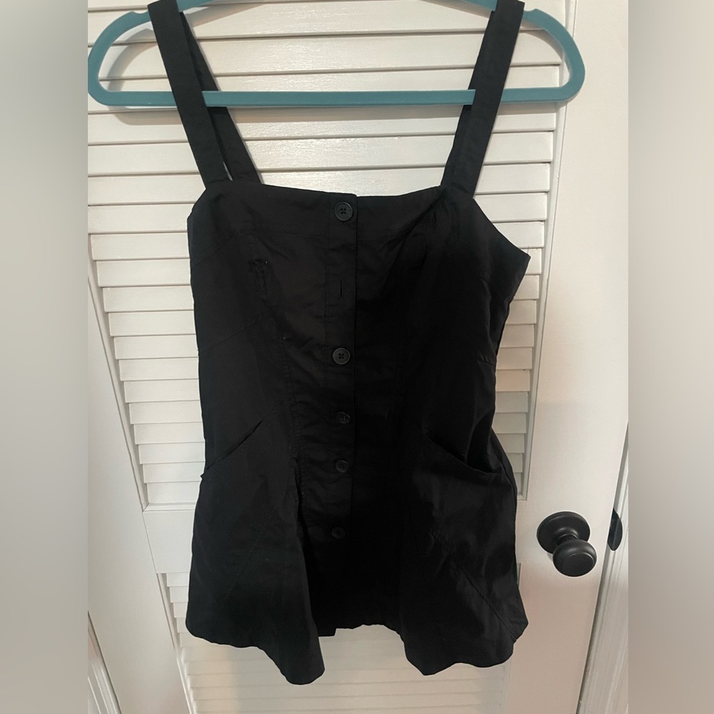 Black urban outfitters cargo dress with pockets